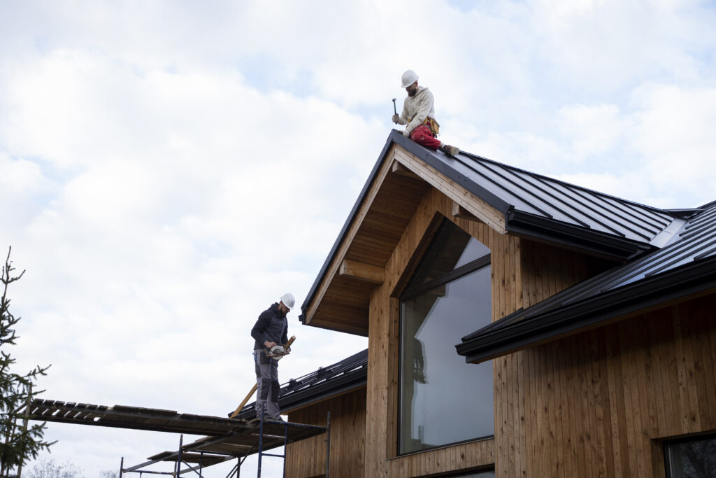 installation of prefab house